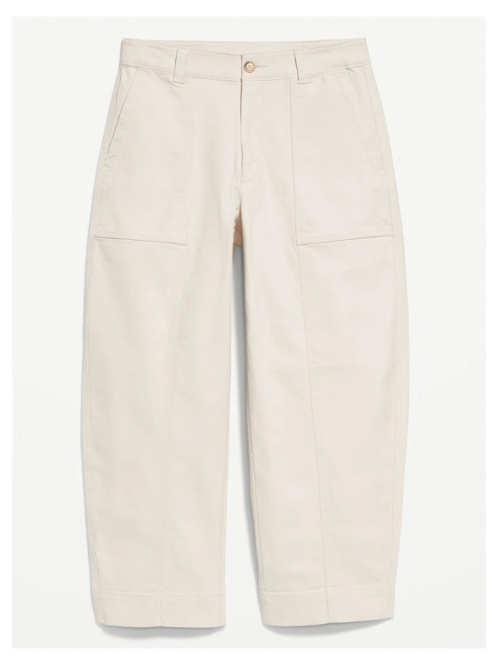 Old Navy High-Waisted Canvas Barrel Ankle Pants Size 14 - Picture 11 of 11